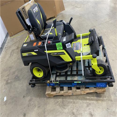 Houston Location - AS-IS Ryobi Z30 Li riding mower