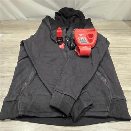 AS-IS Milwaukee XL Black M12 Heated Hoodie Kit