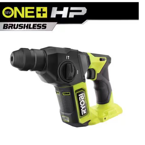 NEW! - RYOBI ONE+ HP 18V Brushless Cordless Compact 5/8 in. SDS Rotary Hammer (Tool Only)