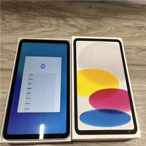 AS-IS  Apple iPad 10th Gen 256GB Silver Wi-Fi MPQ83LL/A