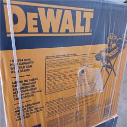 Phoenix Location NEW SEALED DeWALT D36000S 10 Professional Heavy Duty Wet Tile Saw Attachment W/ Stand D36000S