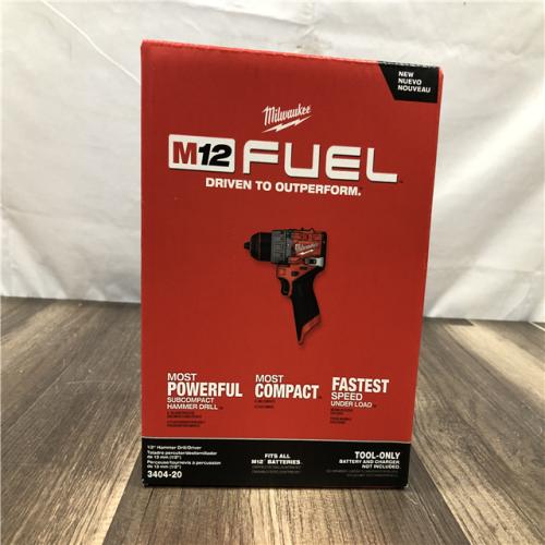 NEW- Milwaukee  FUEL 12V Lithium-Ion Brushless Cordless 1/2 in. Hammer Drill (Tool-Only)