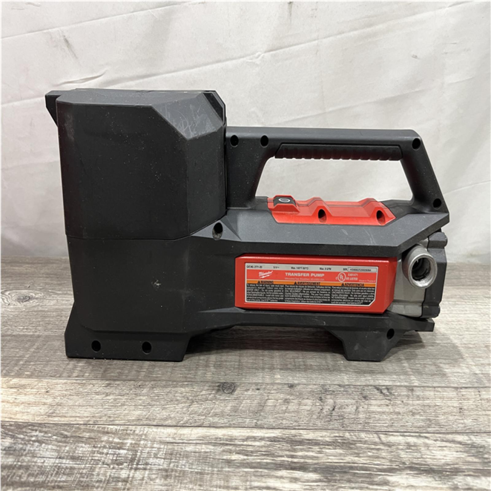 AS-IS Milwaukee 18-Volt 1/4 HP Lithium-Ion Cordless Transfer Pump (Tool Only)