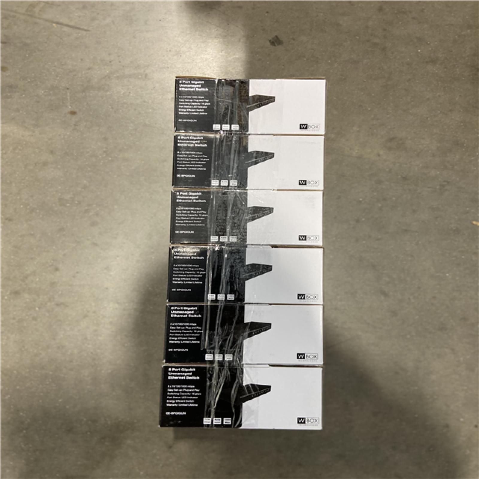 NEW! - UltraTech 0E-8PGIGUN 8-Port Gigabit Unmanaged Ethernet Switch - (6 UNITS)