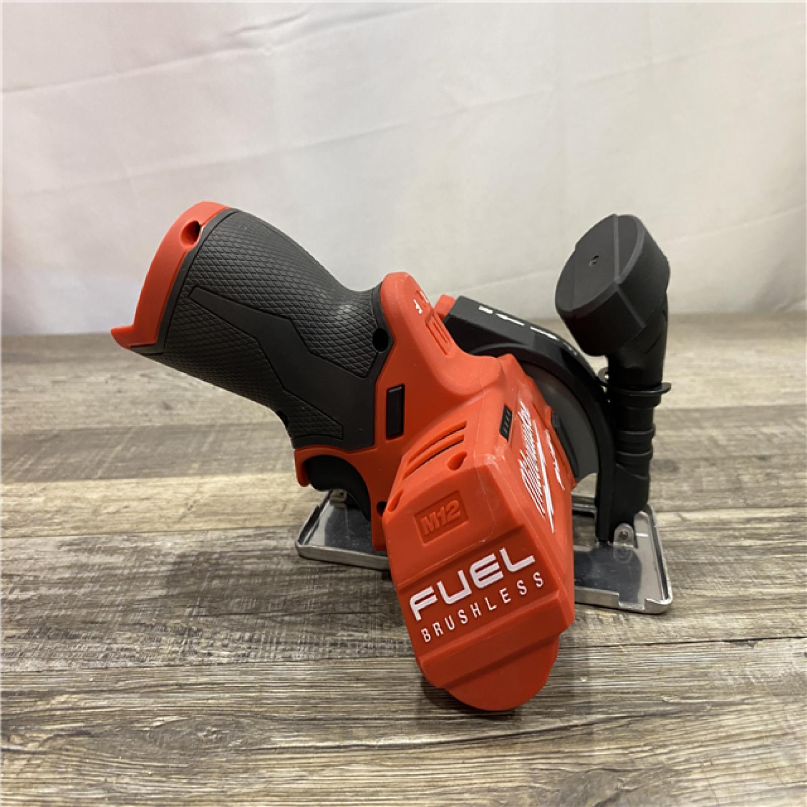 AS-IS Milwaukee FUEL 12V Lithium-Ion Brushless Cordless 3 in. Cut Off Saw (Tool-Only)