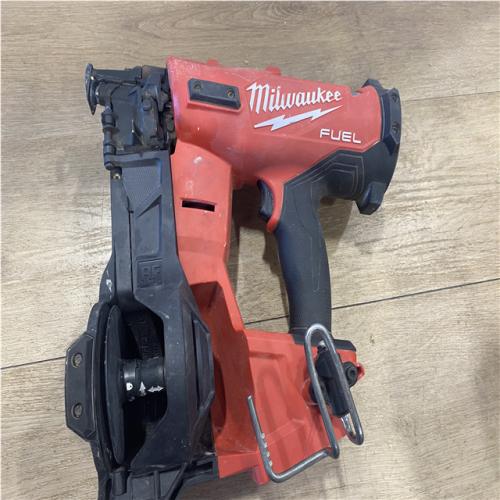 AS-IS Milwaukee FUEL 18-Volt Lithium-Ion Brushless Cordless Coil Roofing Nailer (Tool Only)