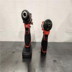 AS-IS- Milwaukee 12V Brushless Hammer Drill and Impact Driver Combo Kit