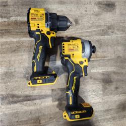 HOUSTON LOCATION - AS-IS Dewalt DCK225D2 20V MAX ATOMIC Brushless Compact Lithium-Ion 1/2 in. Cordless Drill Driver and 1/4 in. Impact Driver Combo Kit with 2 Batteries 2 Ah