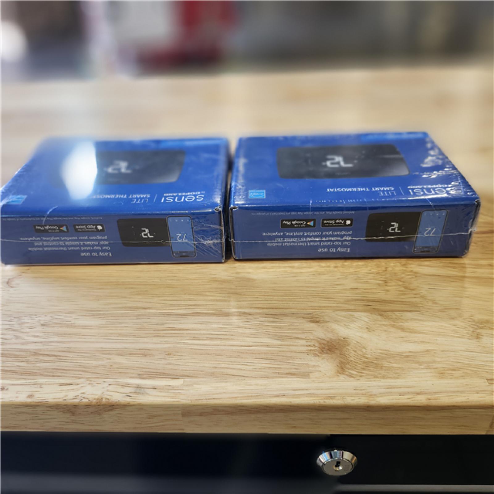 NEW! - Copeland Sensi Lite Wi-Fi 7-Day Programmable Thermostat  Touchscreen Display  Data Privacy  C-Wire Not Required -(2 UNITS)