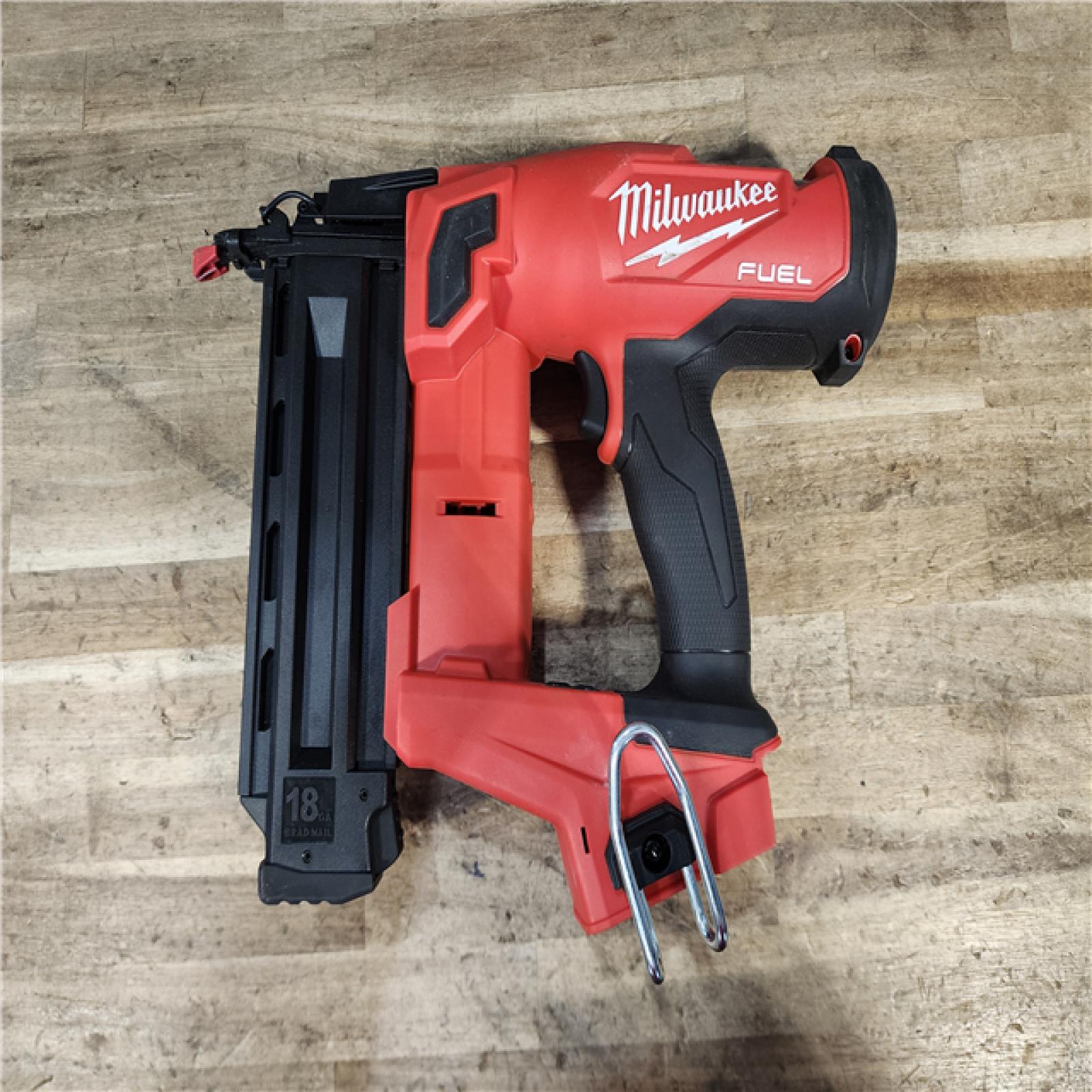 HOUSTON LOCATION - AS-IS Milwaukee  FUEL 18-Volt Lithium-Ion Brushless Cordless Gen II 18-Gauge Brad Nailer (Tool-Only)