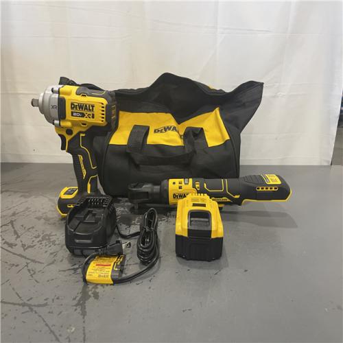 AS-IS- DeWalt 20-Volt Lithium-Ion 2-Tool Cordless Combo Kit with 5.0 Ah Battery and Charger
