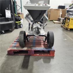 Dallas Location - As-Is MUDMIXER Feed Portable Electric Concrete, Cement and Mortar Mixer