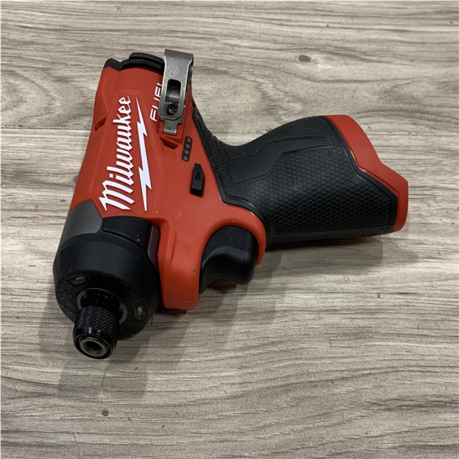 AS-IS Milwaukee FUEL 12V Lithium-Ion Brushless Cordless 1/4 in. Hex Impact Driver (Tool-Only)