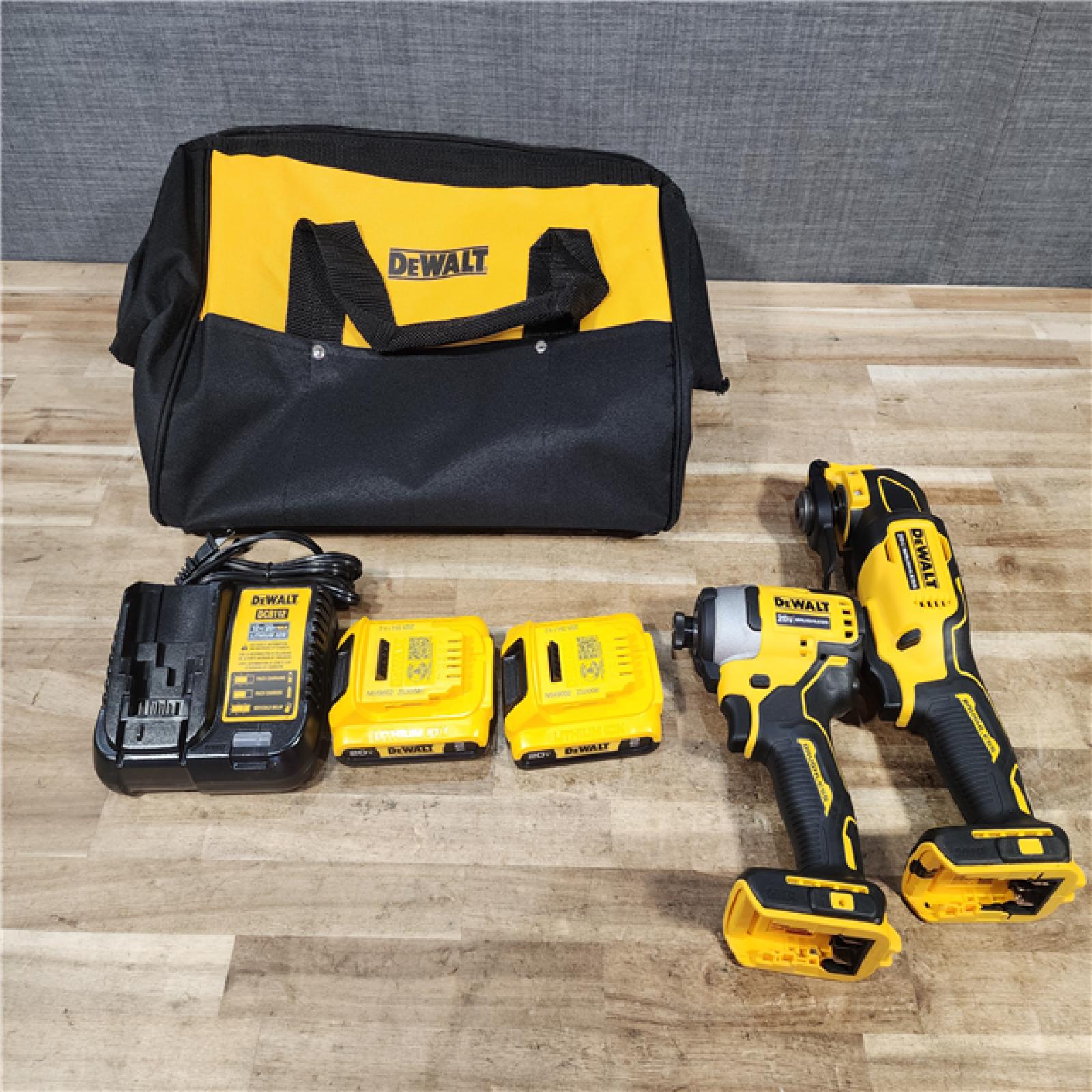 HOUSTON LOCATION - AS - IS DEWALT ATOMIC 20-Volt Lithium-Ion Cordless Brushless (2-Tool) Combo Kit