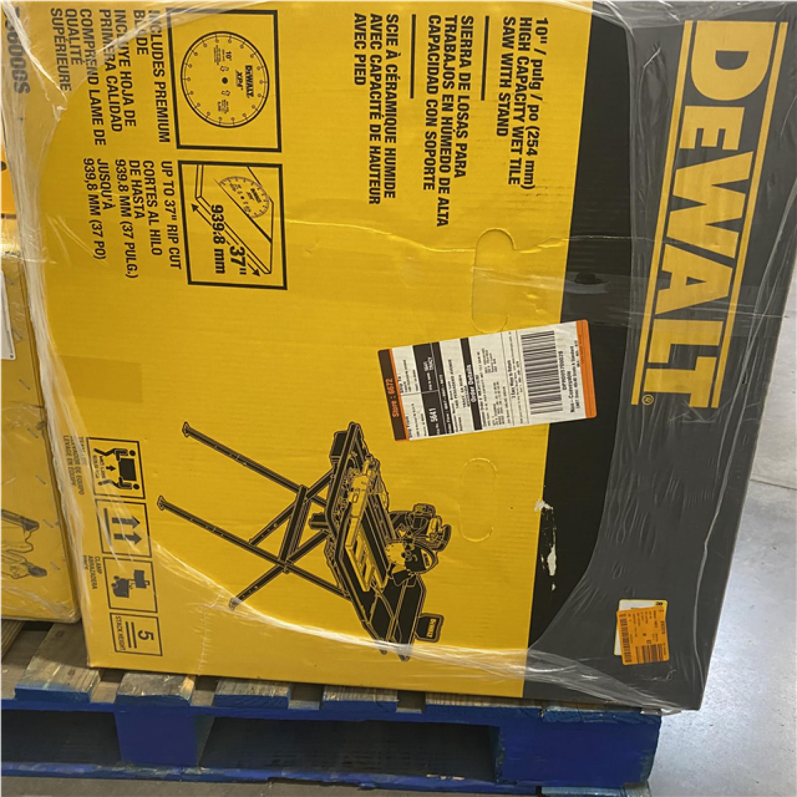 NEW-  DeWALT D36000S 10 Professional Heavy Duty Wet Tile Saw Attachment W/ Stand