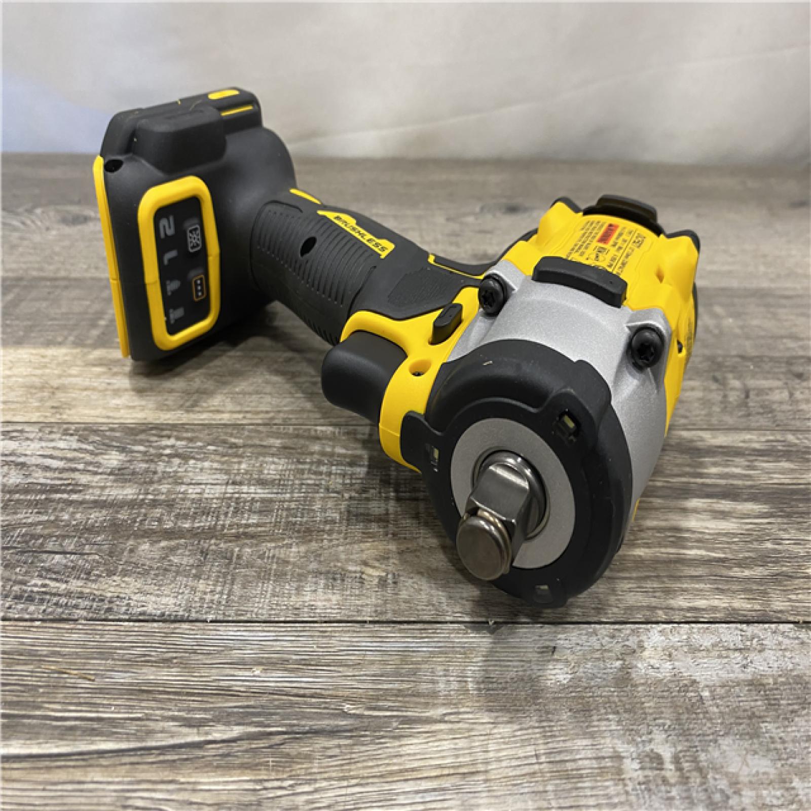 AS-IS DEWALT ATOMIC 20V MAX Cordless Brushless 1/2 in. Variable Speed Impact Wrench (Tool Only)