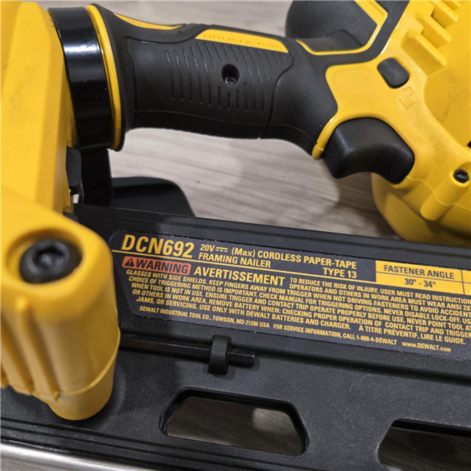 AS-IS DEWALT DCN692B 20V MAX Framing Nailer (Bare Tool) New