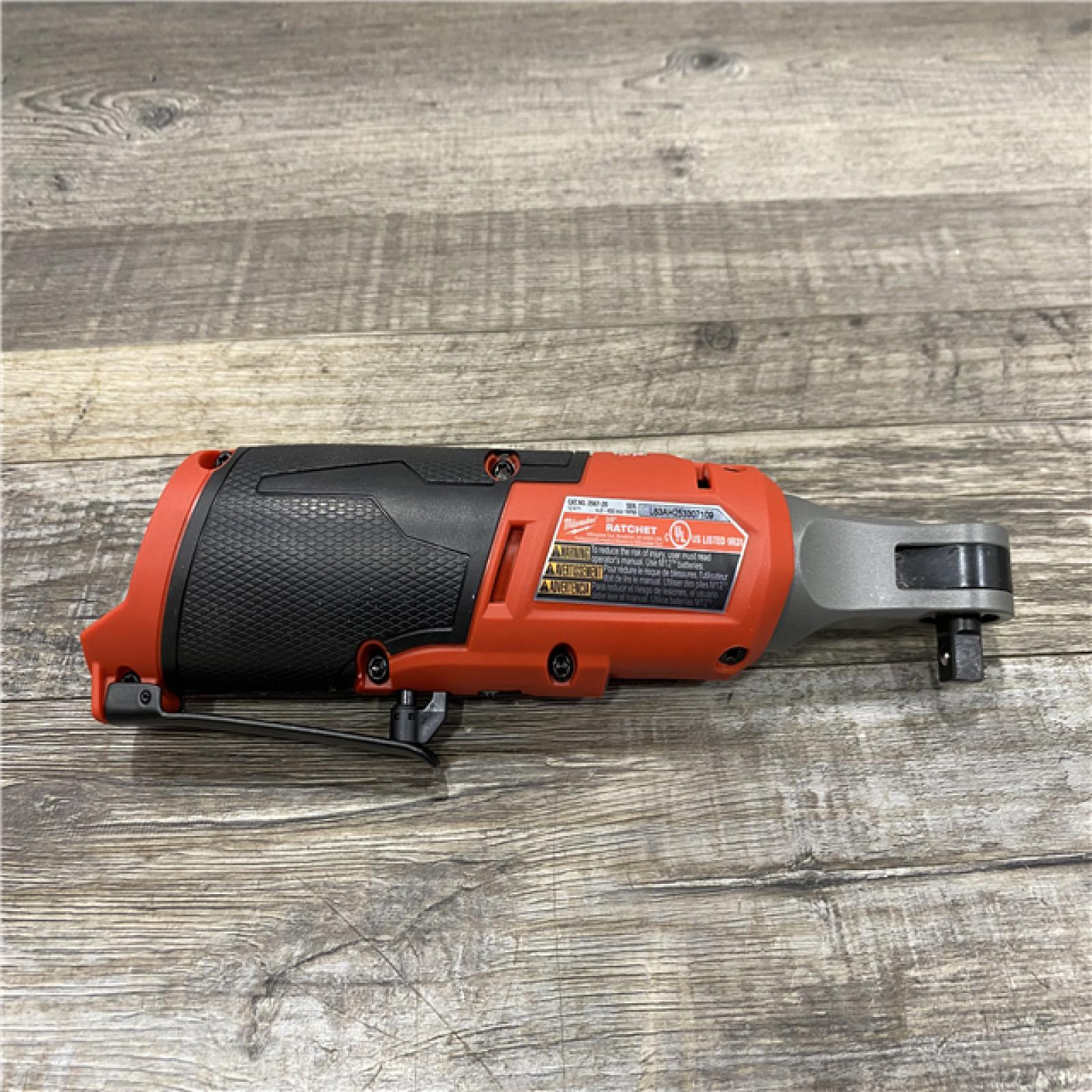 AS-IS Milwaukee FUEL 12-Volt Lithium-Ion Brushless Cordless High Speed 3/8 in. Ratchet (Tool-Only)