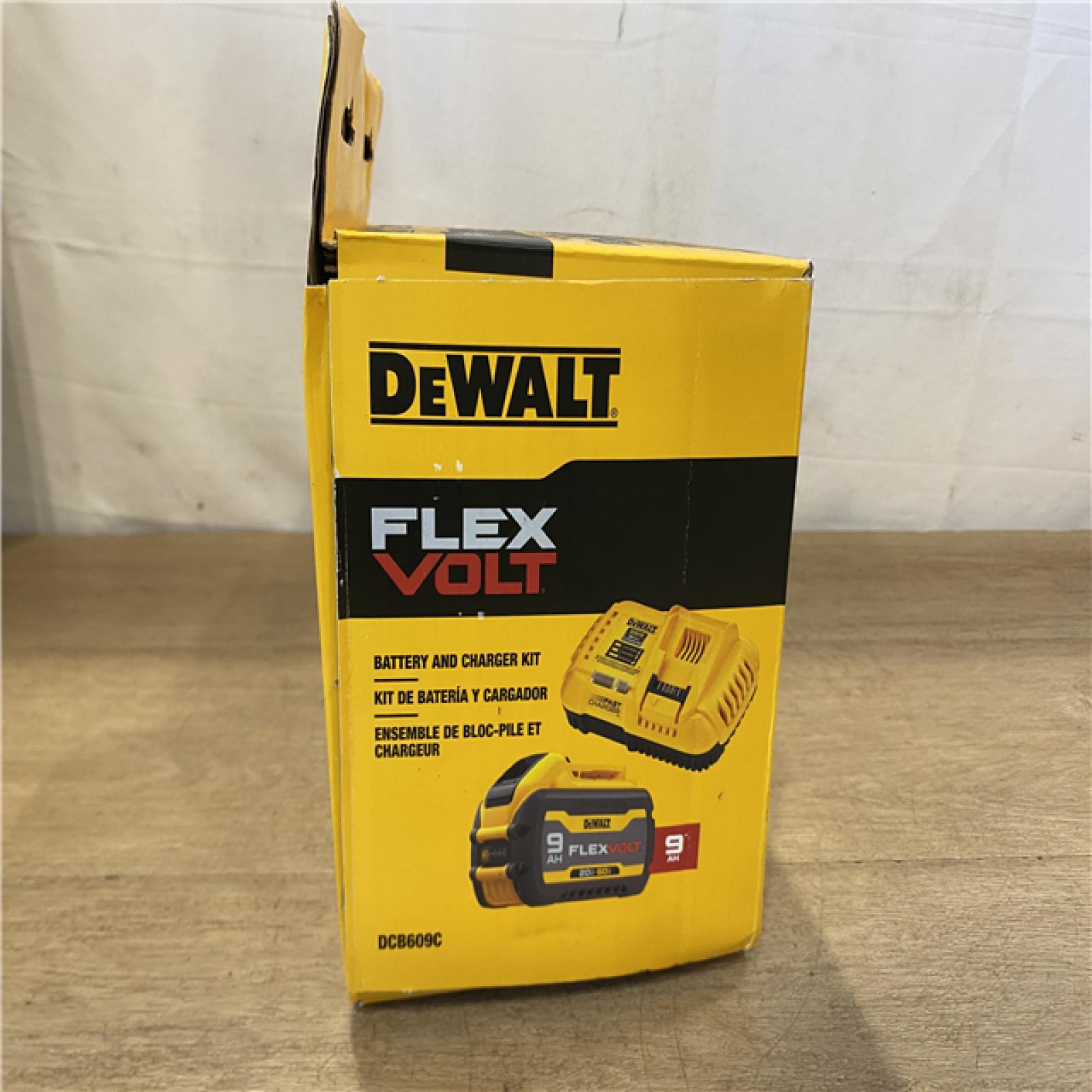 NEW! DEWALT 20V/60V MAX FLEXVOLT Lithium-Ion 9.0Ah Battery and Charger Starter Kit