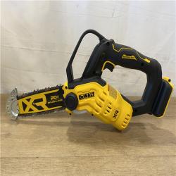 AS-IS DEWALT 20V MAX 8 in. Brushless Cordless Battery Powered Pruning Chainsaw (Tool Only)