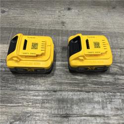 AS-IS DEWALT 20V MAX XR POWERSTACK Lithium-Ion 5.0Ah Battery (2 -Pack)