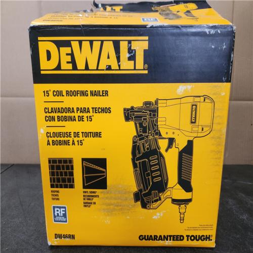 Phoenix NEW DEWALT 1-3/4 in. 15 Degree Pneumatic Coil Roofing Nailer
