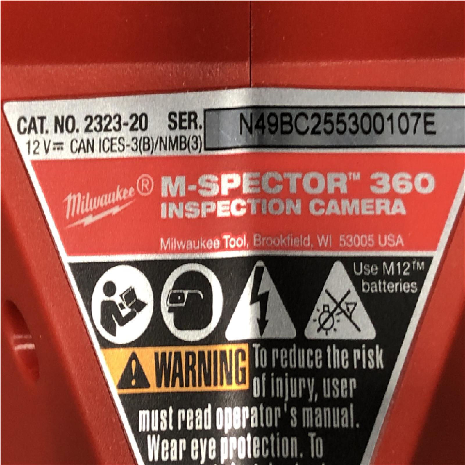 AS-IS Milwaukee 12V Lithium-Ion Cordless M-SPECTOR 360-Degree 4 ft. Inspection Camera Kit