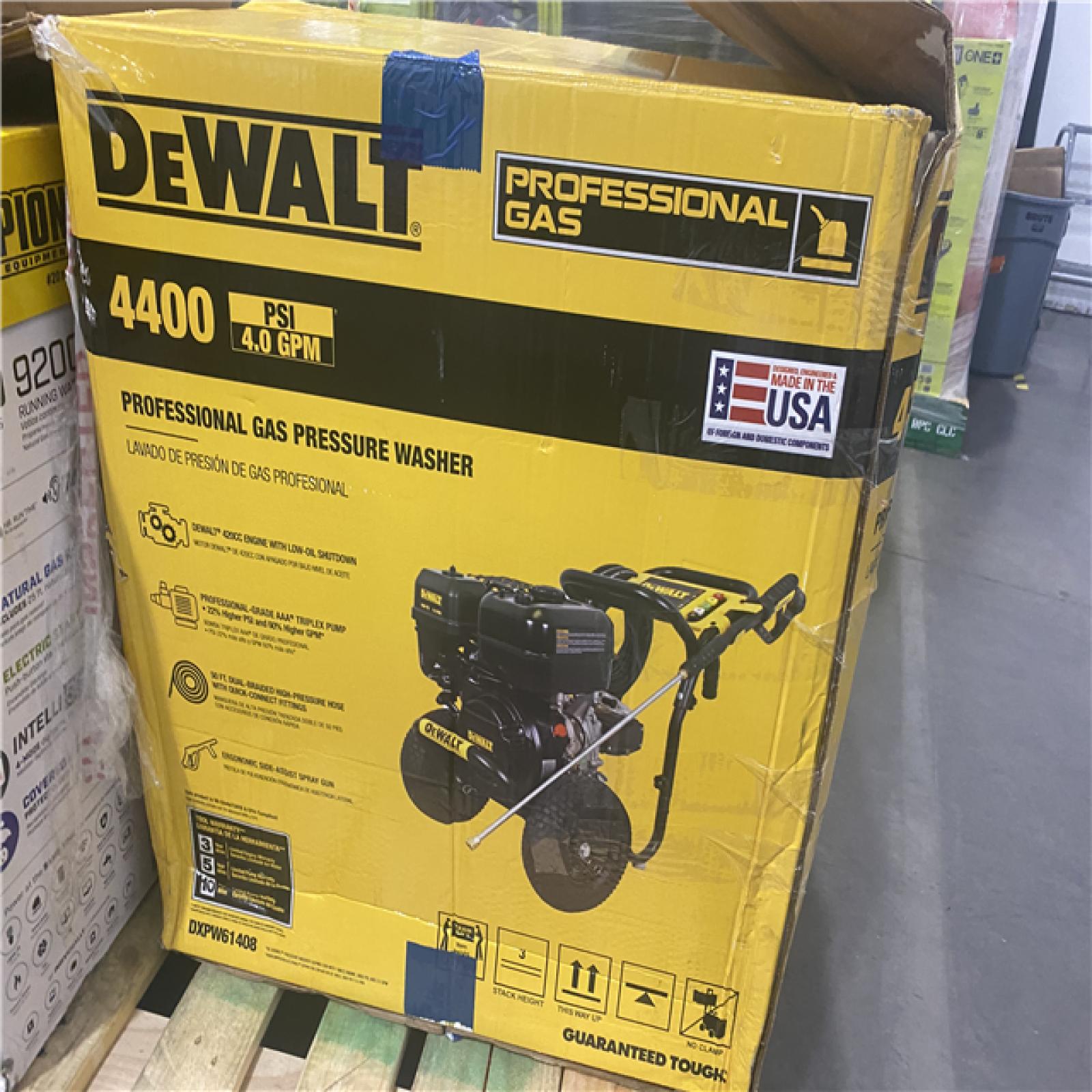 Dallas Location - As-Is DEWALT 4400 PSI 4.0 GPM Gas Pressure Washer