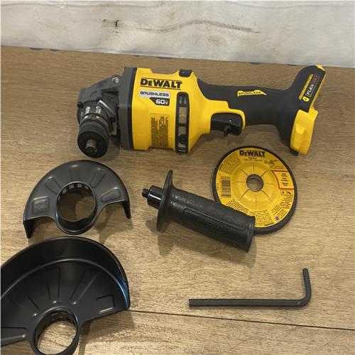 AS-IS DEWALT FLEXVOLT 60V MAX Cordless Brushless 4.5 in. to 6 in. Small Angle Grinder with Kickback Brake (Tool Only)