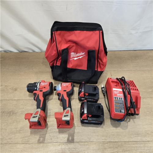 AS-IS Milwaukee 18V Cordless Compact Drill/Impact Combo Kit