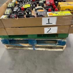DALLAS LOCATION - AS-IS BATTERY AND CHARGERS PALLET
