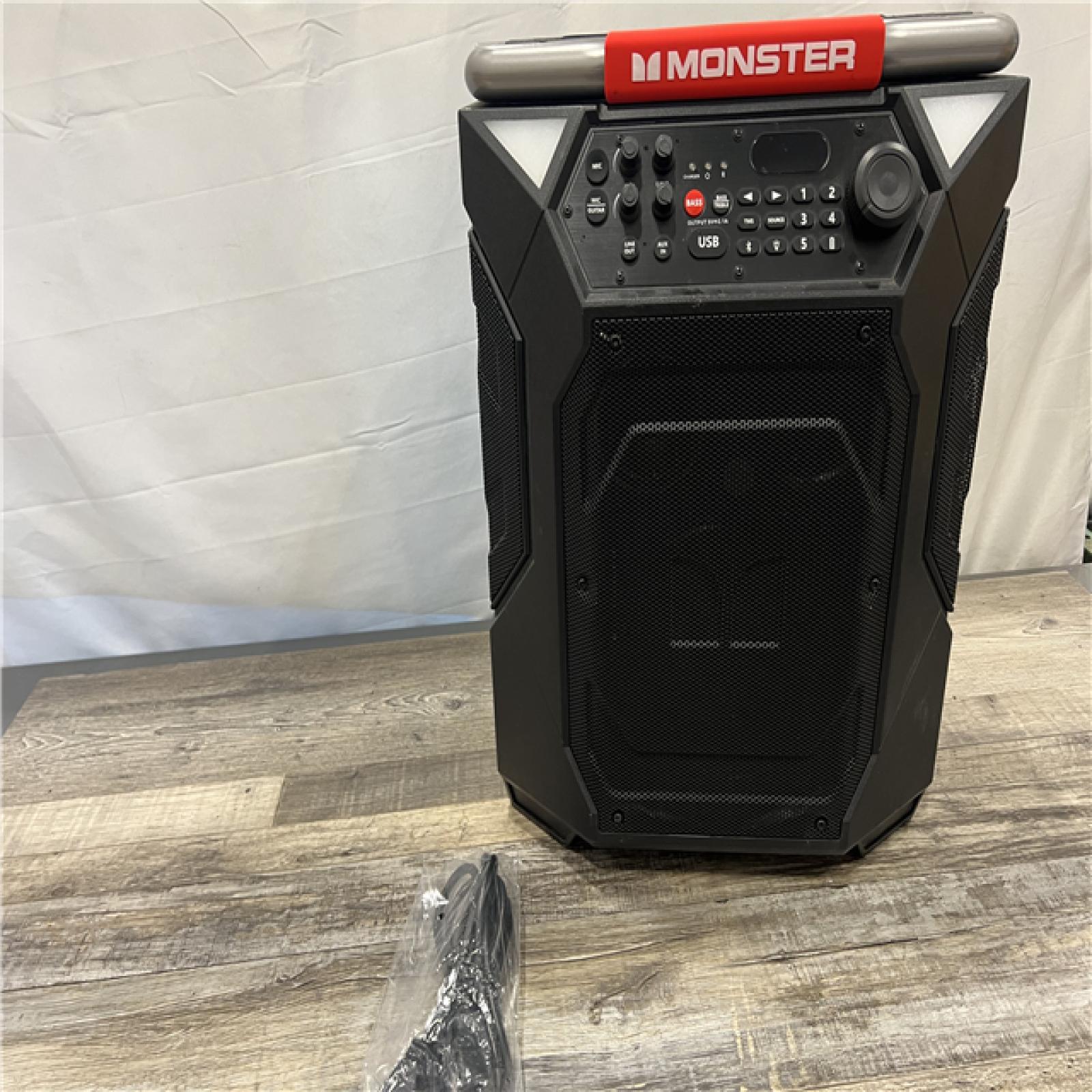 AS-IS Monster Rockin Roller 360 Indoor/Outdoor Bluetooth Speaker