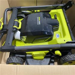 Dallas Location - As-Is RYOBI 80V HP Brushless Battery Cordless Electric 30 in. Multi-Blade Lawn Mower with Battery and Charger