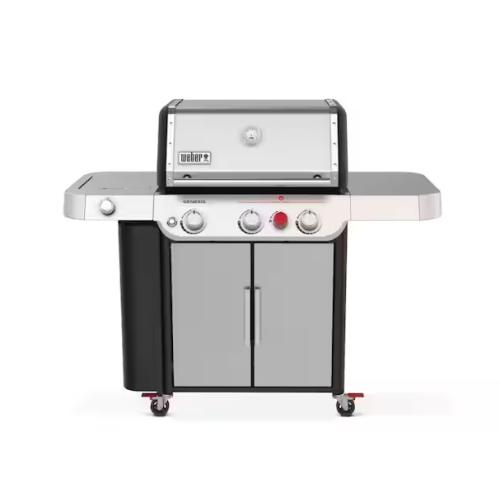 DALLAS LOCATION- Genesis S-335 3-Burner Liquid Propane Gas Grill Stainless Steel