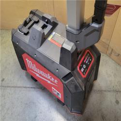 CALIFORNIA AS-IS NEW MILWAUKEE DUAL POWER COMPACT TOWER LIGHT W/ BATTERY & CHARGER