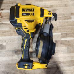HOUSTON LOCATION - AS-IS DEWALT 20V MAX Lithium-Ion 15-Degree Electric Cordless Roofing Nailer Kit
