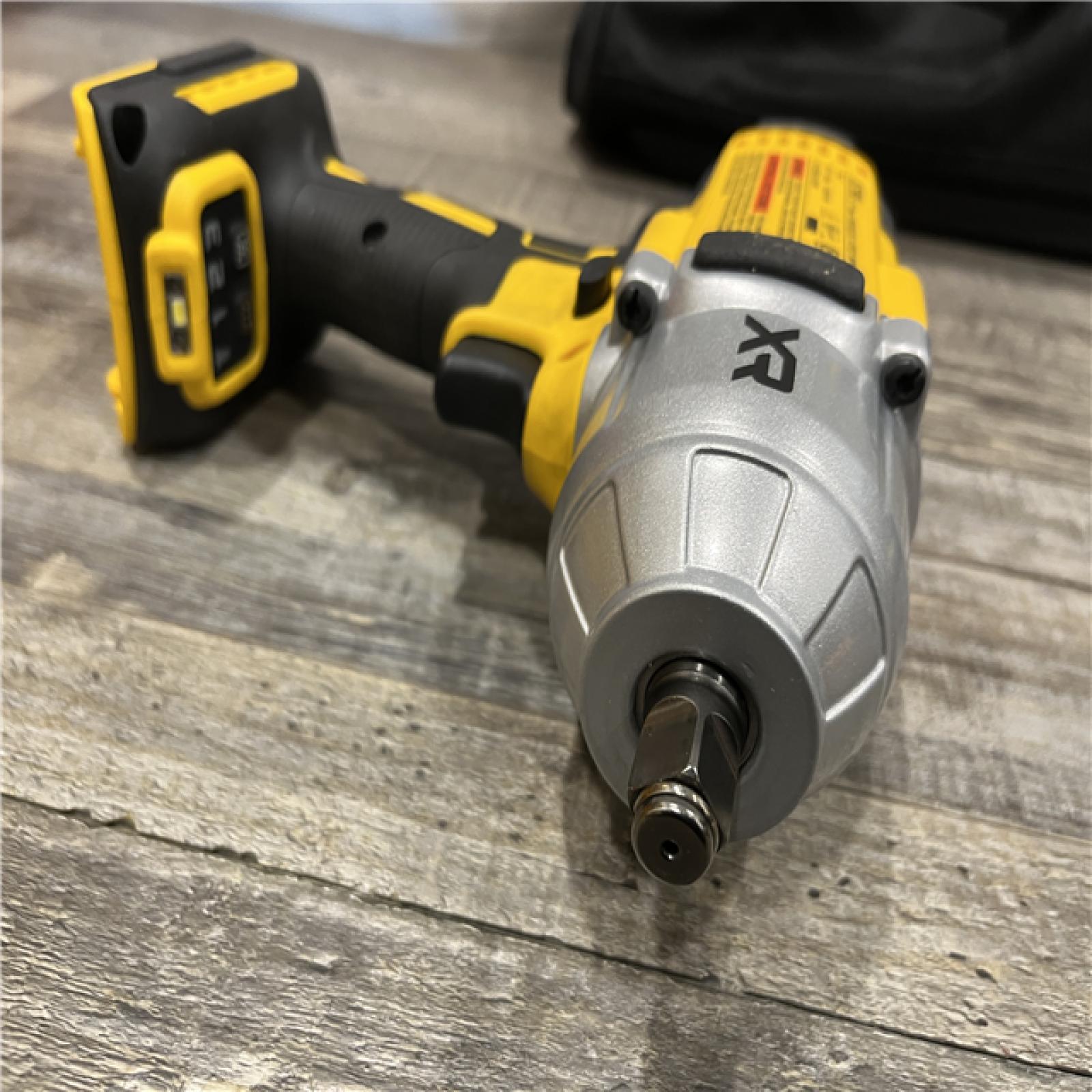 AS-IS DEWALT 20V MAX Lithium-Ion Cordless 1/2 in. Impact Wrench Kit