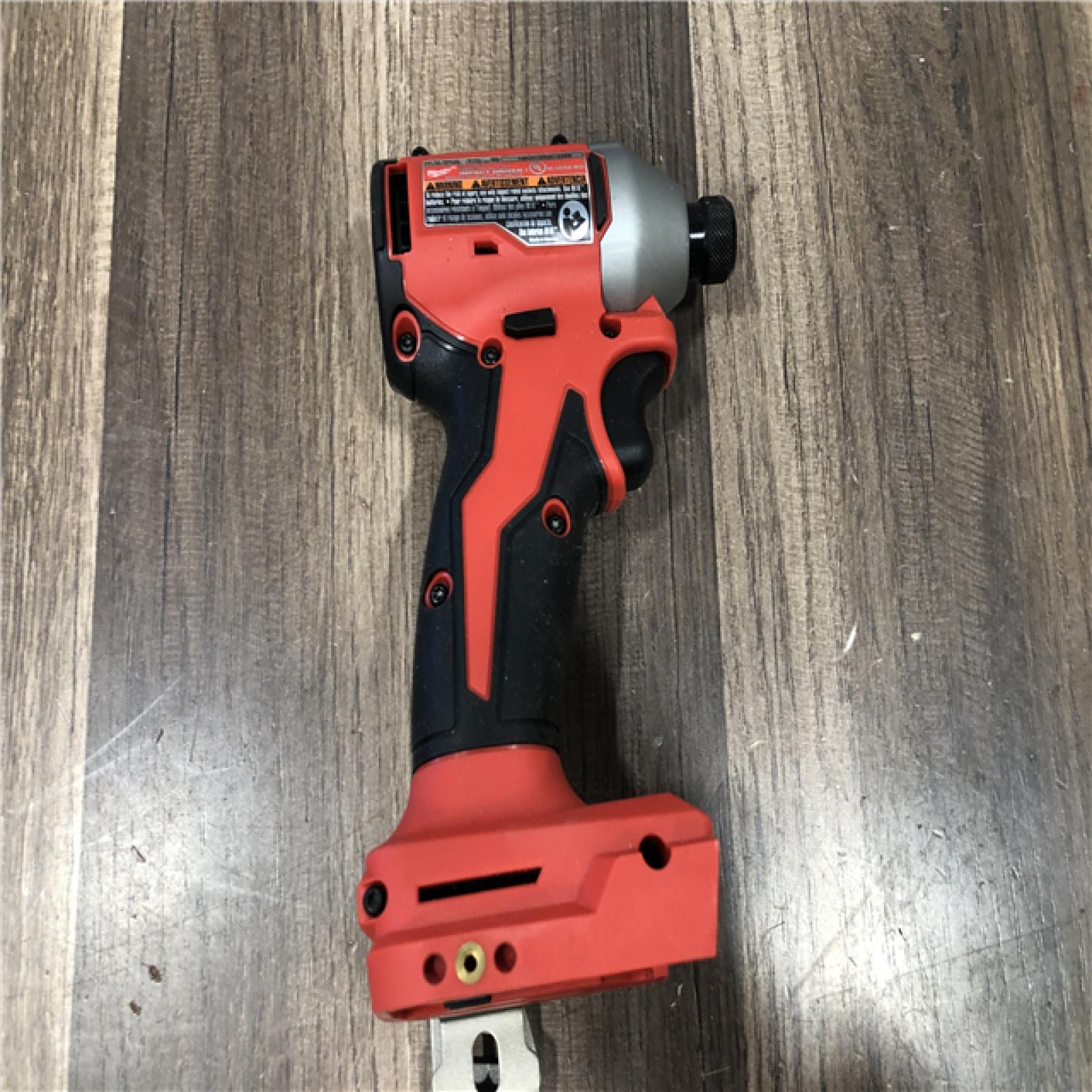 AS-IS Milwaukee 18V Lithium-Ion Brushless Cordless 1/4 in. Compact Impact Driver (Tool Only)