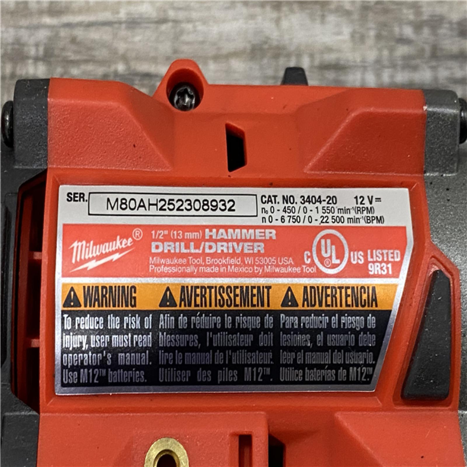 AS-IS Milwaukee FUEL 12-Volt Lithium-Ion Brushless Cordless Hammer Drill and Impact Driver Combo Kit