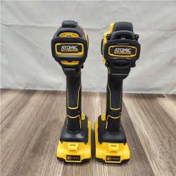 AS-IS- Dewalt 20V MAX ATOMIC Compact Cordless Drill Driver and Impact Driver Combo Kit