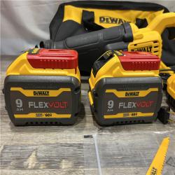AS-IS DEWALT FLEXVOLT 60-Volt MAX Cordless Brushless Reciprocating Saw Kit