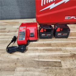 HOUSTON LOCATION - AS-IS (APPEARS LIKE NEW) Milwaukee  FUEL 18V Lithium-Ion Brushless Cordless Hammer Drill and Impact Driver Combo Kit
