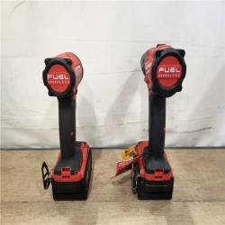 AS-IS- Milwaukee  FUEL 18V Lithium-Ion Brushless Cordless Hammer Drill and Impact Driver Combo Kit