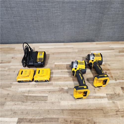 HOUSTON LOCATION - AS-IS DEWALT 2 TOOL COMBO KIT W/ (2) BATTERY & CHARGER