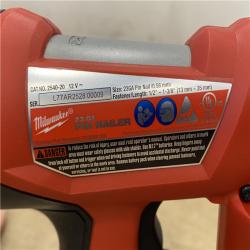 AS-IS Milwaukee M12 12-Volt 23-Gauge Lithium-Ion Cordless Pin Nailer (Tool-Only)