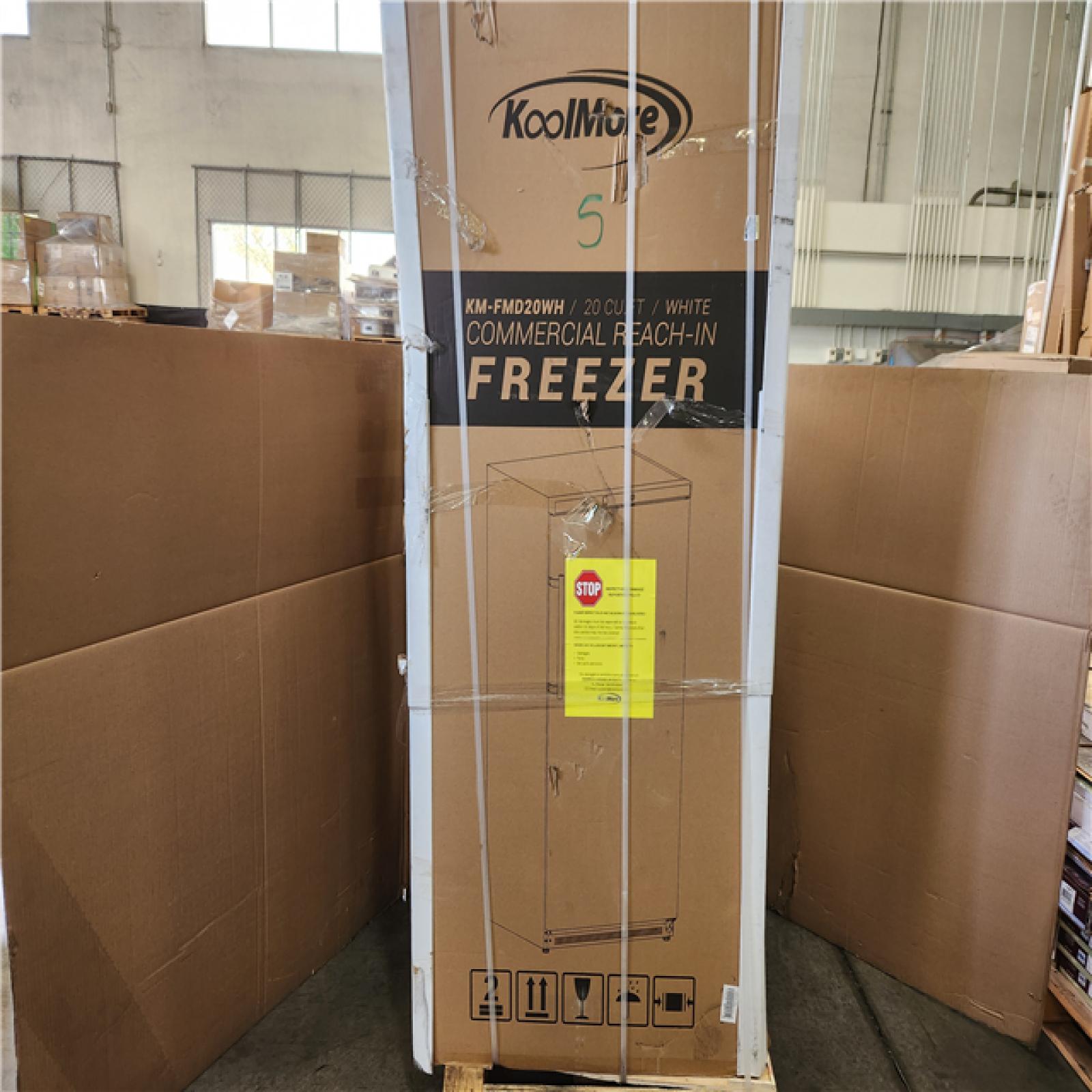 Phoenix NEW Koolmore 30 in. 21 cu. ft. Manual Defrost Upright Freezer Solid Door Commercial Reach in White Garage Ready