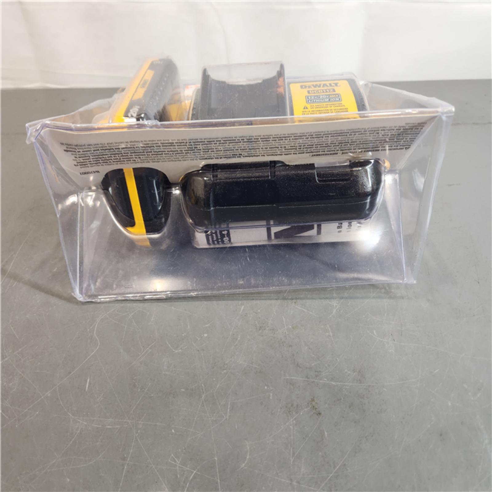 AS-IS DEWALT 20-Volt MAX Lithium-Ion Battery Pack 3.0Ah with Charger