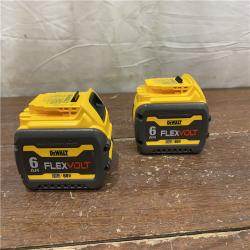 AS-IS DEWALT FLEXVOLT 20-Volt/60-Volt MAX Lithium-Ion 6.0Ah Battery Pack (2-Pack)