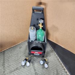 HOUSTON LOCATION - AS-IS Lincoln Electric Port-a-Torch Kit with Oxygen and Acetylene Tanks