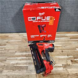 HOUSTON LOCATION - AS-IS Milwaukee  FUEL 18-Volt Lithium-Ion Brushless Cordless Gen II 16-Gauge Angled Finish Nailer (Tool-Only)